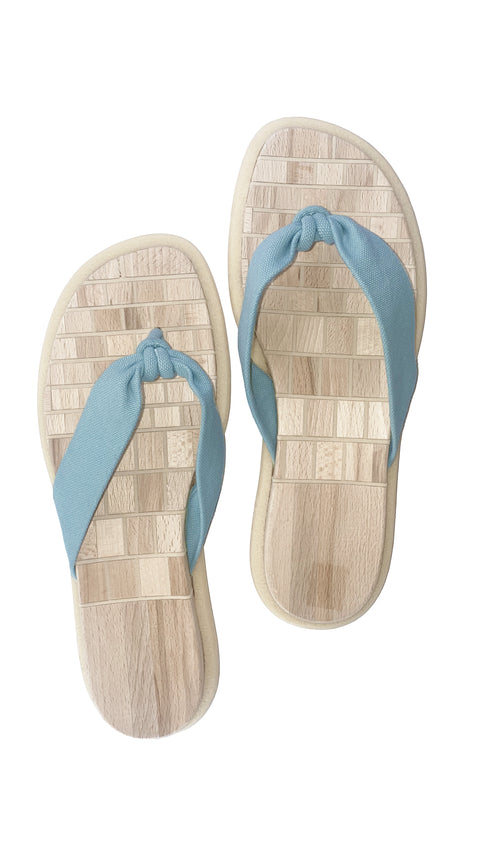 Flip flops - Argilla Light Blue Raw Clays