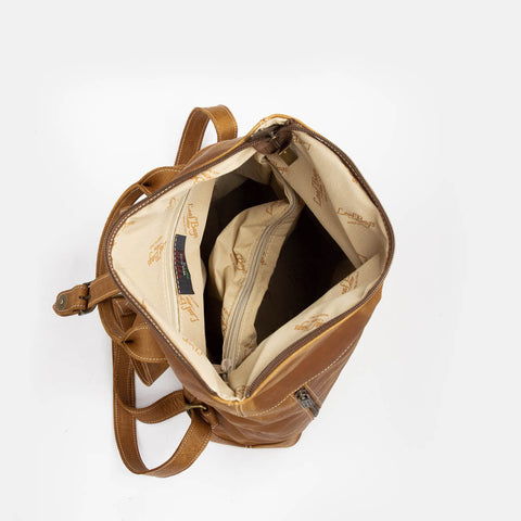 Women's Backpack Leaf Pelletterie
