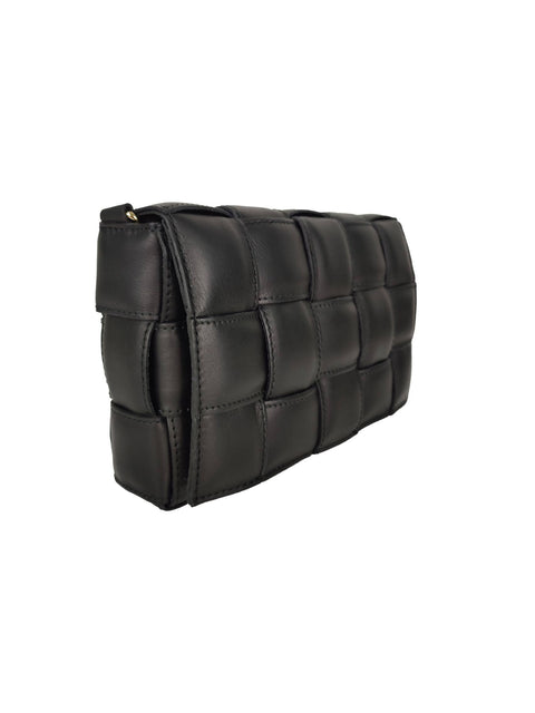 Woven leather clutch Florence Leather