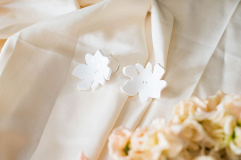 Earrings - Resin Anemone Lidia Mallia