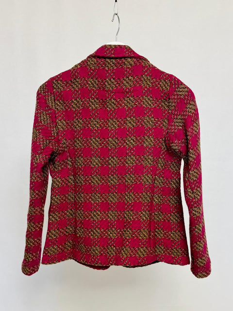 Blazer in tessuto pied-de-poule strutturato SixStop