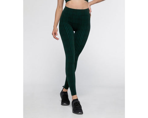 Leggings - Dakota Houndsttoh Greeen/Black Heart and Soul