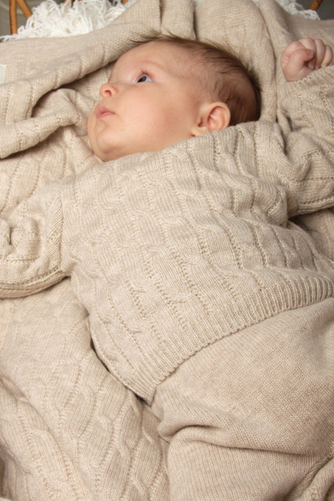 Sweater - Braids wool Cable-knit Maglificio Verona