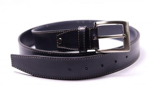 Belt - Art. Cuoio Blu Cuciture Beige Stefano Reda