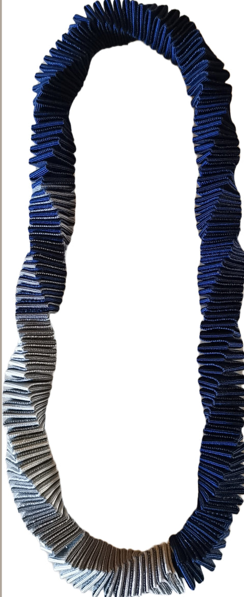 Necklace - Long Blu e Grigia T.I.N.A there is no alternative