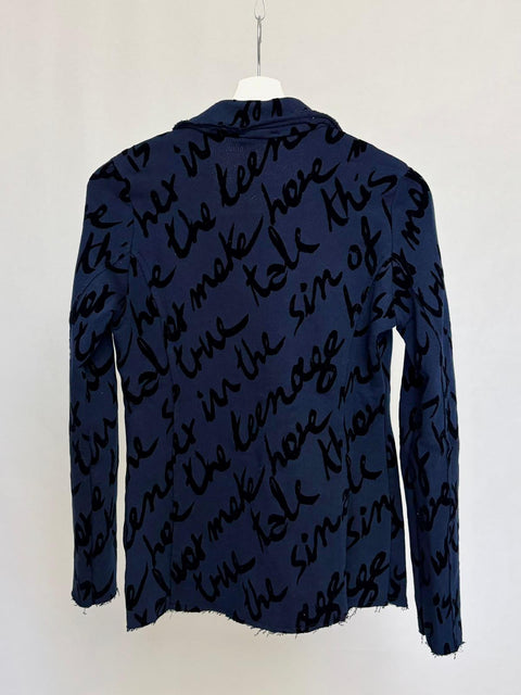 Blazer con stampa lettering SixStop