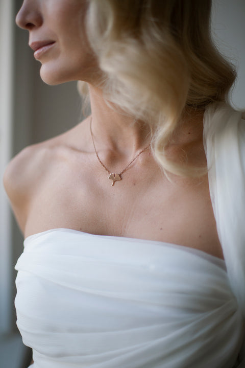 Necklace - Art. Ginkgo 18kt Melania Fumiko
