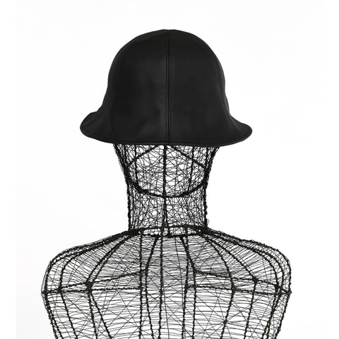 Hat - Nappa Leather Cloche Axis