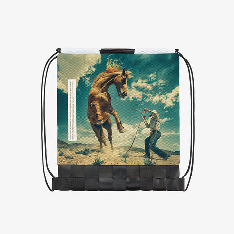 Drawstring Backpack 3D mesh 959NINEFIVENINE