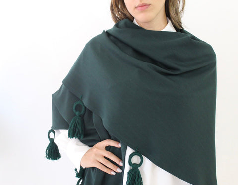 Scarves - Tassels Corallo Sartoria