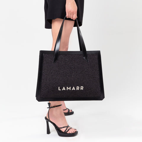 Bag - Beatrix black big Lamarr