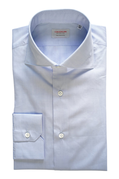Azure Popeline Solid Shirt Cordone 1956