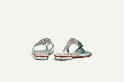 Sandal - Turquoise Green Bottega dell'Artigiano