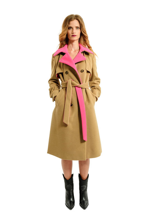 Coat - Double-Breasted Coat Silvia Serafini