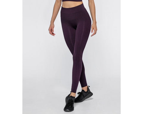 Leggings - Dakota Herringbone Black/Plume Heart and Soul