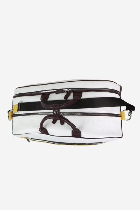 Wide Padel Bag - Art. Biancogiallotestamoro Terrida