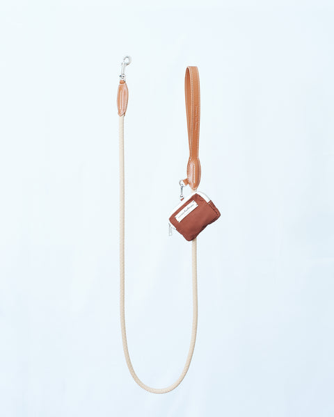 Collar - LK Leash-Mocha Bisque Lucrezia Kauffmann