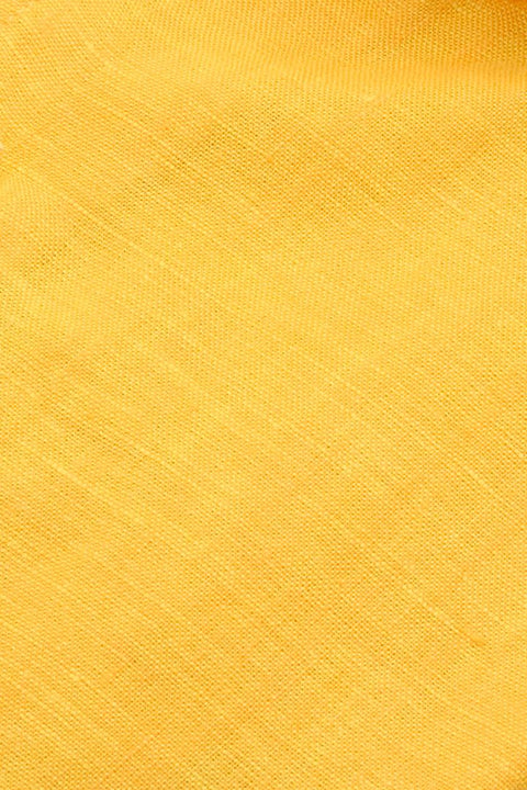 Yellow Linen Shirt Cordone 1956