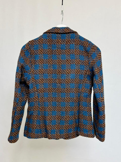 Blazer in tessuto pied-de-poule strutturato SixStop