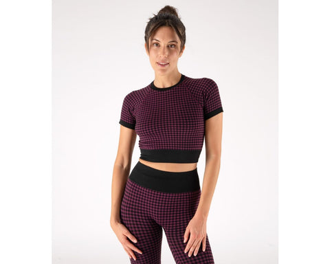 Top - Georgie Black/Plum Heart and Soul