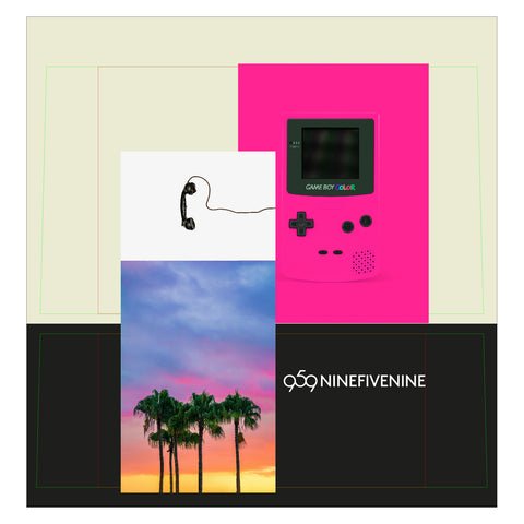Shopping Bag - Print White 959NINEFIVENINE