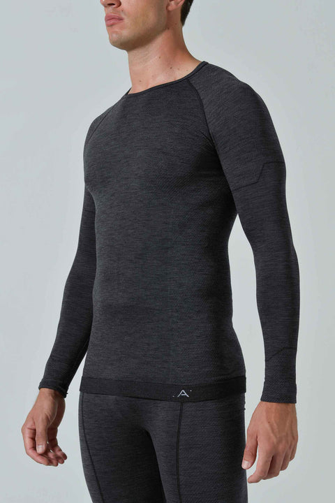 Unisex Long Sleeve Merino Wool Shirt - art. 414
