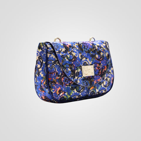 Shoulder Bag - Cleo Blue Cordini Rita