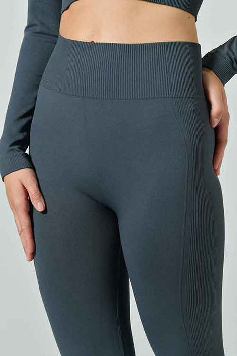 Women's Ribbed Sports Leggings Ilena - art. 602