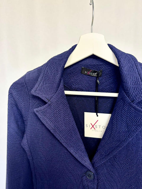 Blazer jacquard con motivo geometrico SixStop