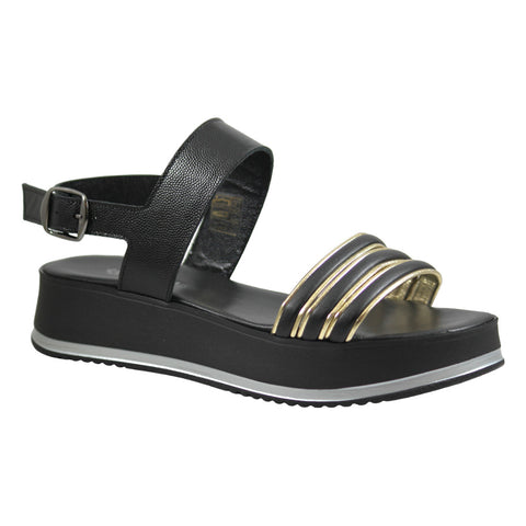 Sandals - Violetta 9981 Black Cristhàlia