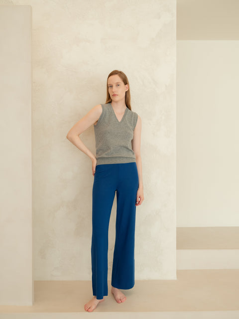 Pure Cashmere V-Neck Tank Top - Lèmme