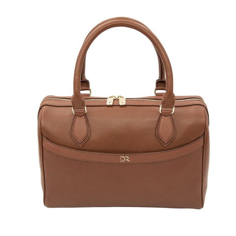 Boston leather duffle bag