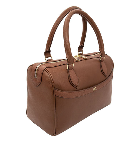 Boston leather duffle bag