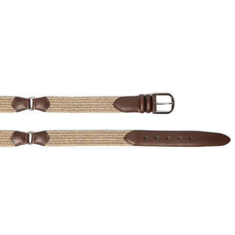 Belt - Horse cotton beige Armeria Meschieri