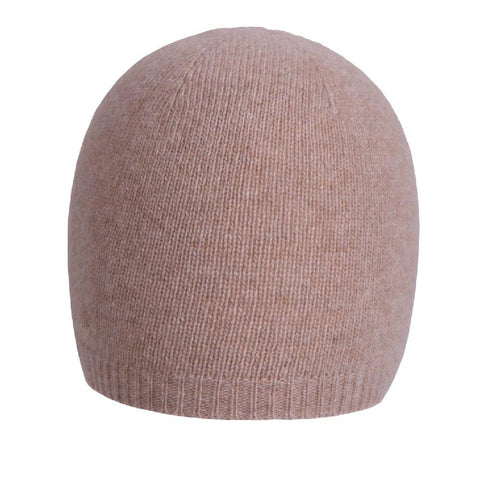 Soft Pure Cashmere Unisex Plain Knit Hat - Due Toscani