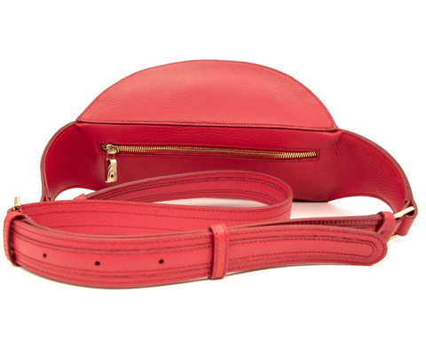 Alma zip-up leather belt bag