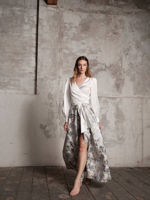 Shirt - Satin White Roberta Longo