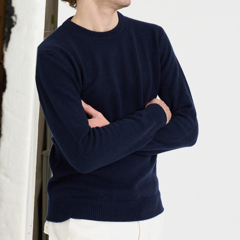 Men's Pure Cashmere Crew Neck Sweater - Refined and Comfortable Look - Due Toscani