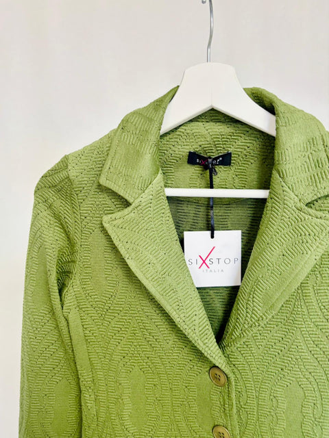 Blazer jacquard con motivo geometrico SixStop