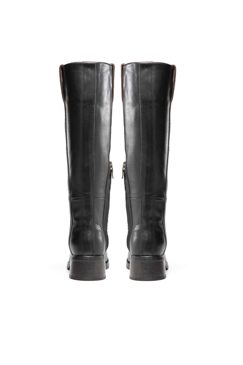Over-the-knee calf leather boots - art. 21395