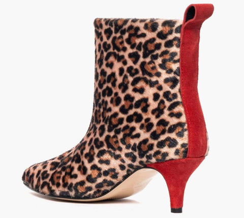 Women's animal print ankle boots - Alex 2504A