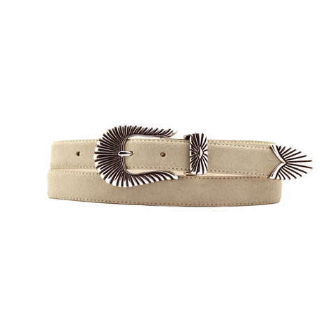 Suede Leather Belt - art. 25810