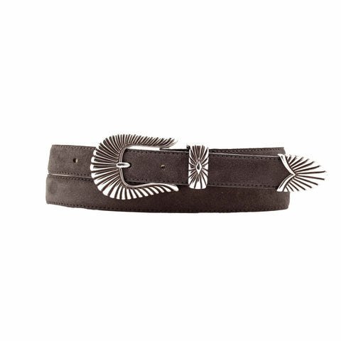 Suede Leather Belt - art. 25810