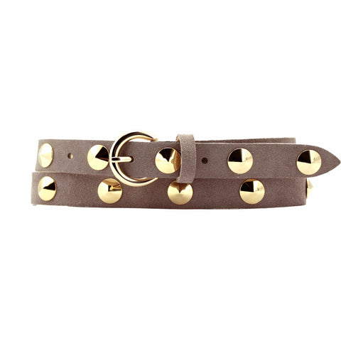Suede Leather Belt - art. 25811