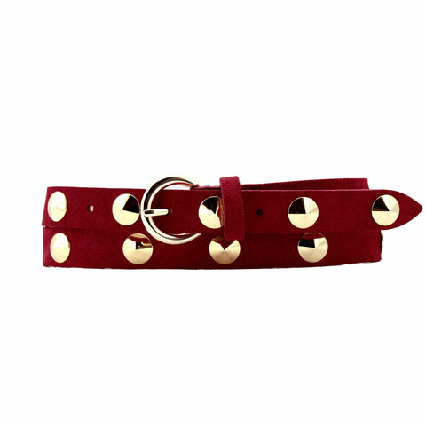 Suede Leather Belt - art. 25811