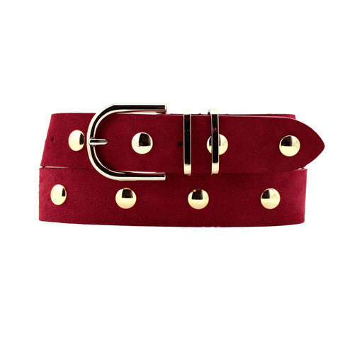 Suede Leather Belt - art. 25812