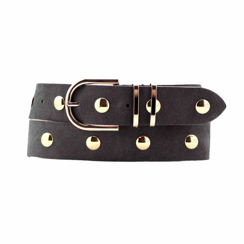 Suede Leather Belt - art. 25812