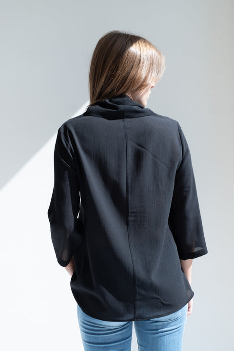 Shirt - Aria in wool gauze fabric Nei Miei Panni
