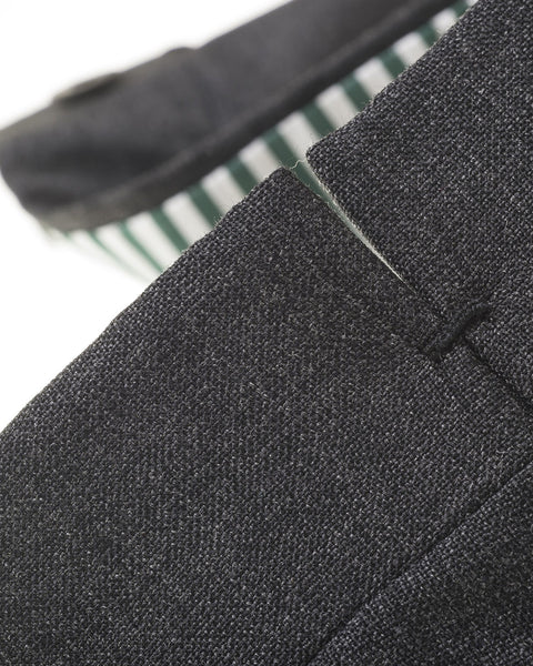 Trousers - 2PLY Charcoal Pommella Napoli
