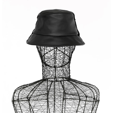 Hat - Nappa Leather Bucket Axis